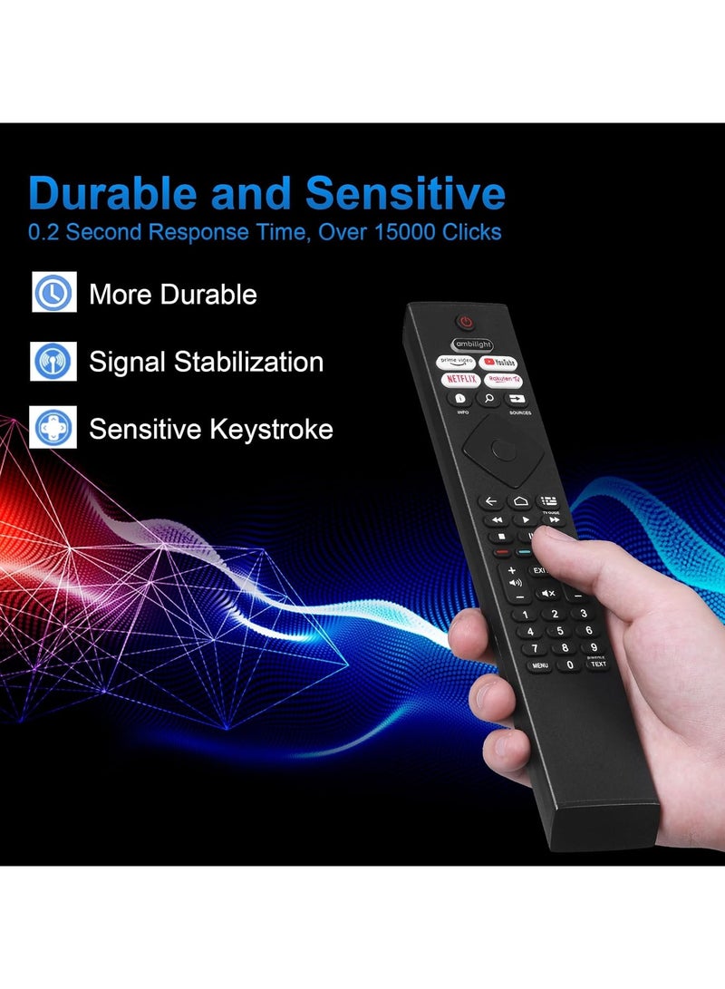 AmbiLight Remote Control BRC0984501 for Philips LCD LED Smart TV 7900 Series || Infrared Connectivity, 15m Range, Easy-to-Use Replacement Remote with AAA Battery – 360 Days Warranty  - Image 3