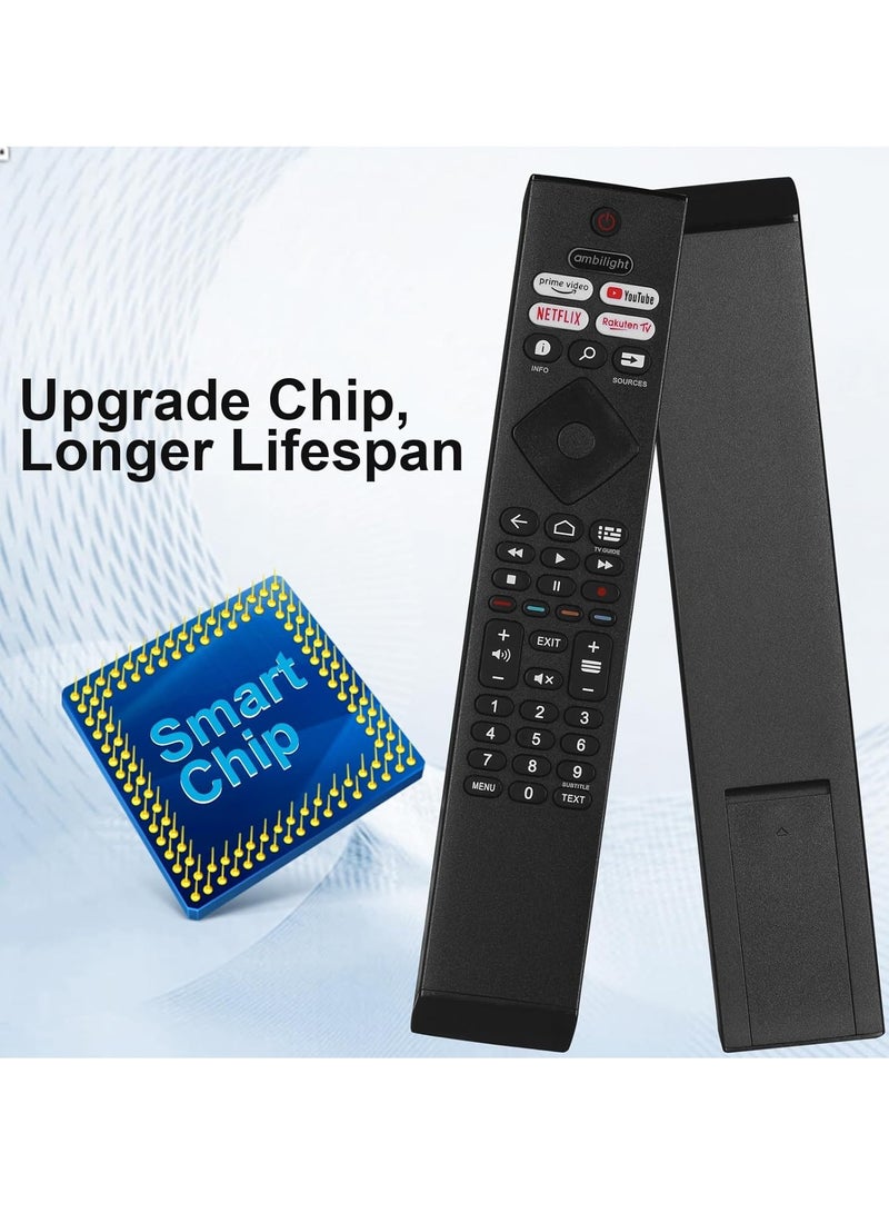 AmbiLight Remote Control BRC0984501 for Philips LCD LED Smart TV 7900 Series || Infrared Connectivity, 15m Range, Easy-to-Use Replacement Remote with AAA Battery – 360 Days Warranty  - Image 4