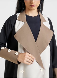 Khizana Trench Abaya With Sheila  - Image 3