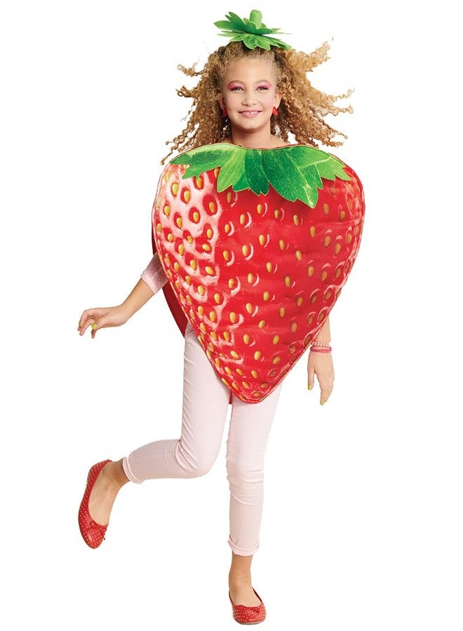 Seasons Halloween Costume Children Strawberry Costume Fruit Costume (6-8T,21.5W X 25L) - Image 1