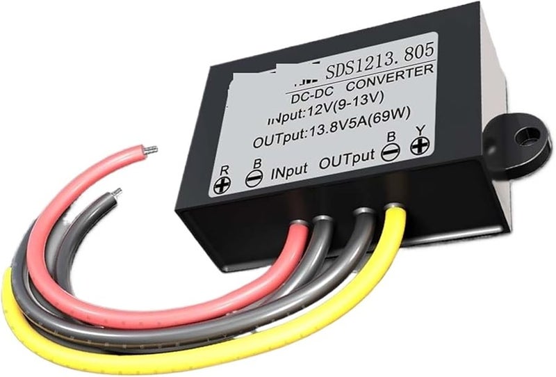 محول تعزيز التيار المستمر الأخضر من 12 فولت إلى 13.8 فولت / 14 فولت، منظم جهد 1 أمبير إلى 5 أمبير، مزود طاقة - Image 2