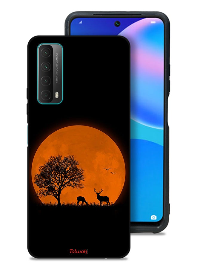 Tolwak Huawei P smart (2021) Protective Case Cover Evening Moon Art - Image 1