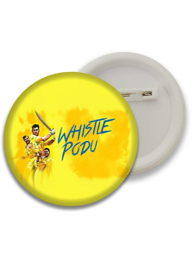 d2c Indian Premier League ipl Button Badges (chennai Super Kings)- Multi Color - Image 5