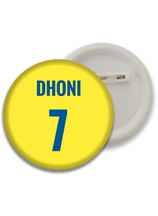 d2c Indian Premier League ipl Button Badges (chennai Super Kings)- Multi Color - Image 2