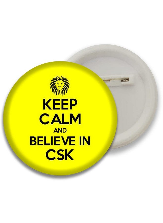 d2c Indian Premier League ipl Button Badges (chennai Super Kings)- Multi Color - Image 3