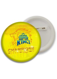 D2c d2c Indian Premier League ipl Button Badges (chennai Super Kings)- Multi Color  - Image 4