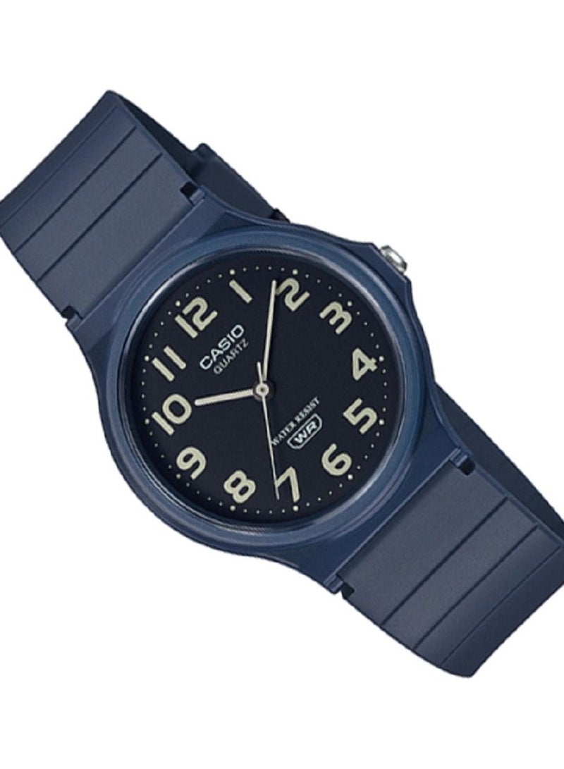 CASIO Casio Unisex Watch Classic Casual Analog Black Dial Resin Band MQ-24UC-2BDF - Image 3