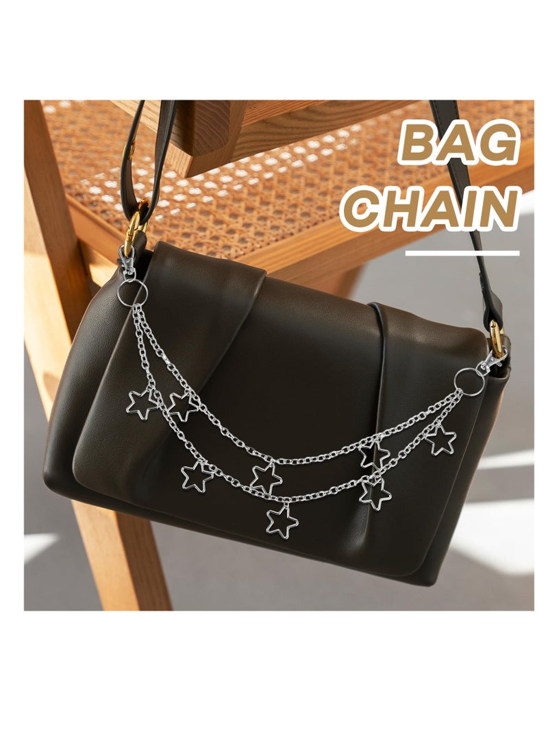 SUNSAR Vintage Pants Chain Chain Belts for Women, Star Jean Chain Belt Layered Pocket Chain Waist Chain Body Accessories for Women Men, Rock Wallet Chain - Image 4