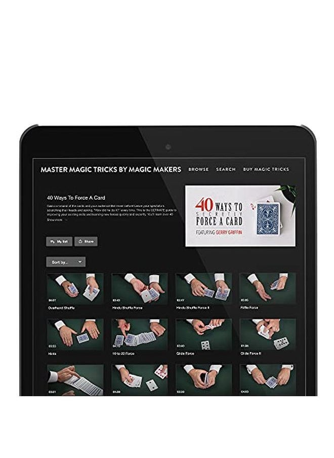 MAGIC MAKERS Secret Card Trick Forces Explained 40 Ways To Secretly Force A Card Dvd + Digital Access  - Image 2