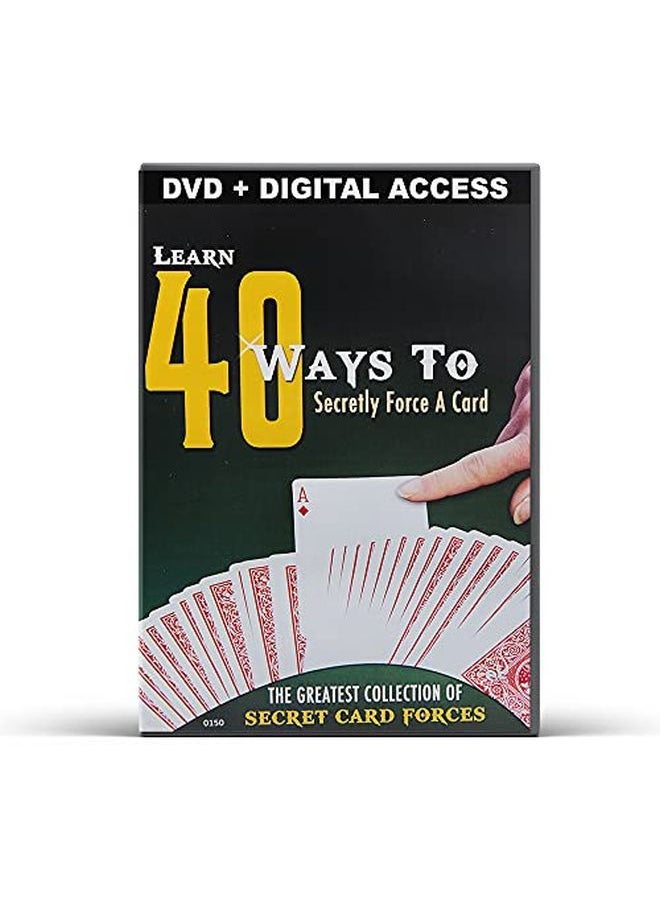 MAGIC MAKERS Secret Card Trick Forces Explained 40 Ways To Secretly Force A Card Dvd + Digital Access  - Image 1