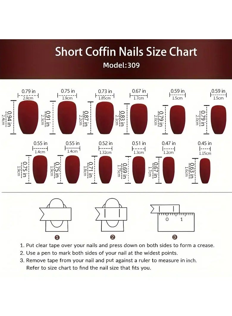 Rozino 24-Piece Long Ballet Coffin Nails in Pink Tone with Glitter Pattern and Glossy Finish Featuring 3D Butterfly Accents - DZ072 - Image 3