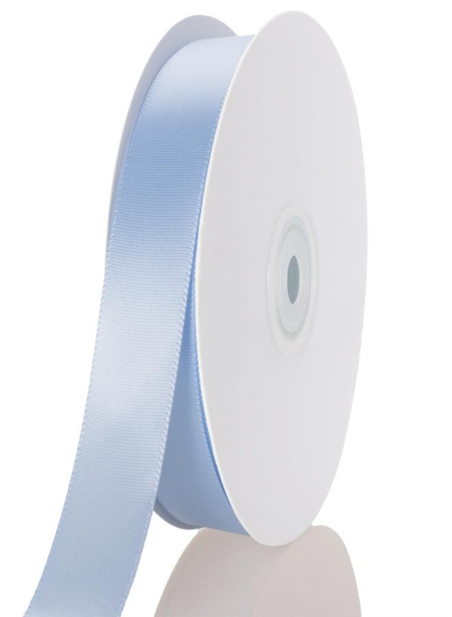 CUQIG 1 Inch Baby Blue Ribbon, 50 Yards Craft Polyester Satin Ribbon Perfect for Gift Wrapping, Handmade Roses, Wedding Party Decorations and DIY Crafts - Image 1