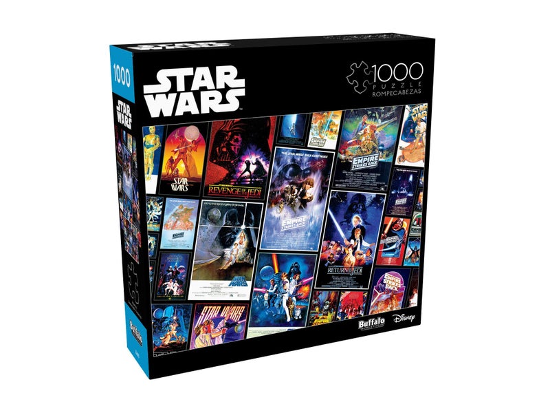 Buffalo Games Star Wars Collage: Original Trilogy Posters - 1000 Piece Jigsaw Puzzle, Black - Image 2