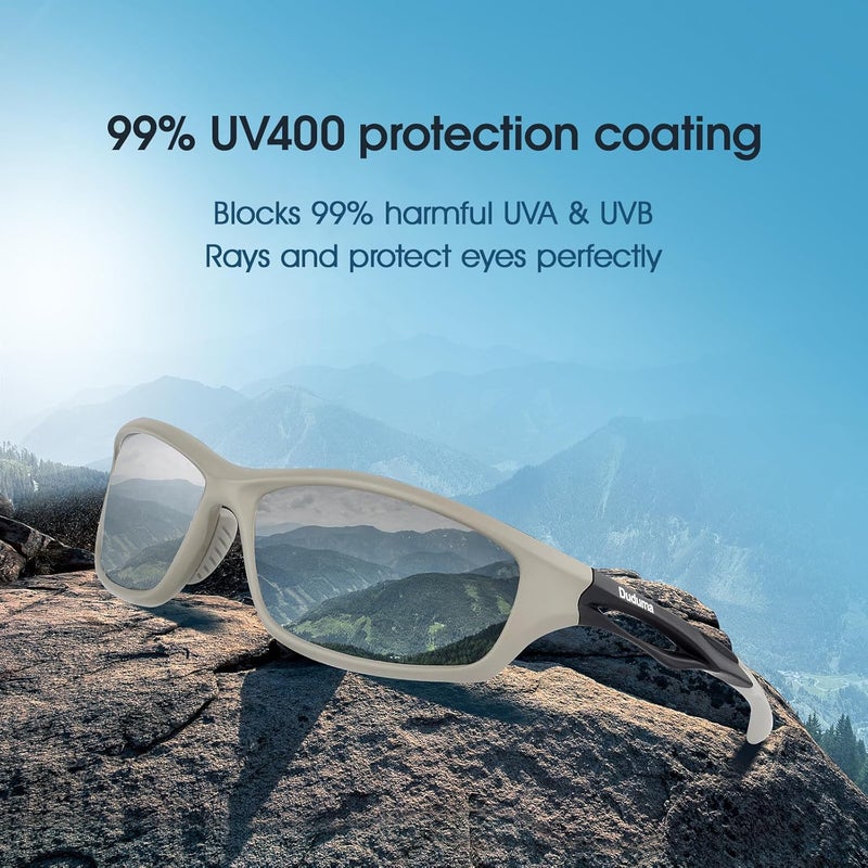 Duduma Polarized Sports Sunglasses for Men Women Running Cycling Fishing Golf Driving Shades Sun Glasses Tr90 - Image 2