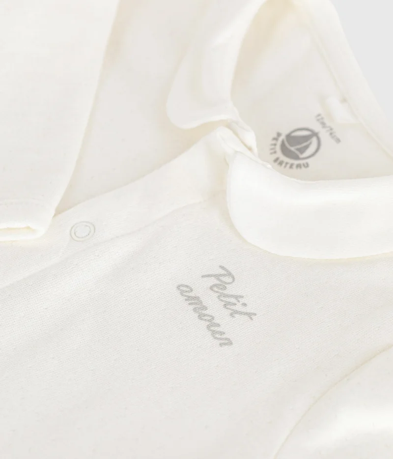 Petit Bateau Babies' tube-knit pyjamas
