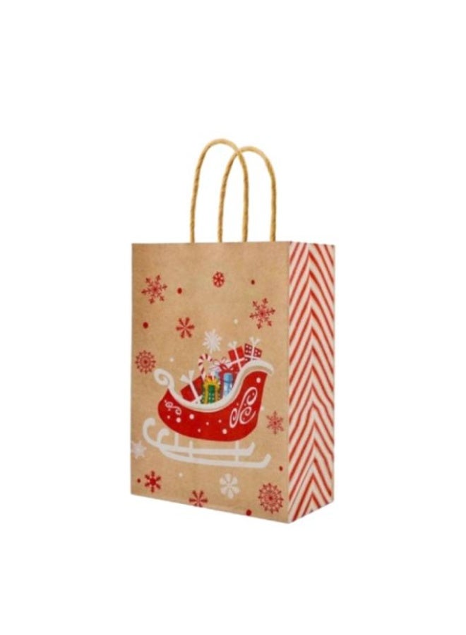 Kibsons Christmas Gift Bag Sleigh With Gifts 27x21x11cm - Image 1