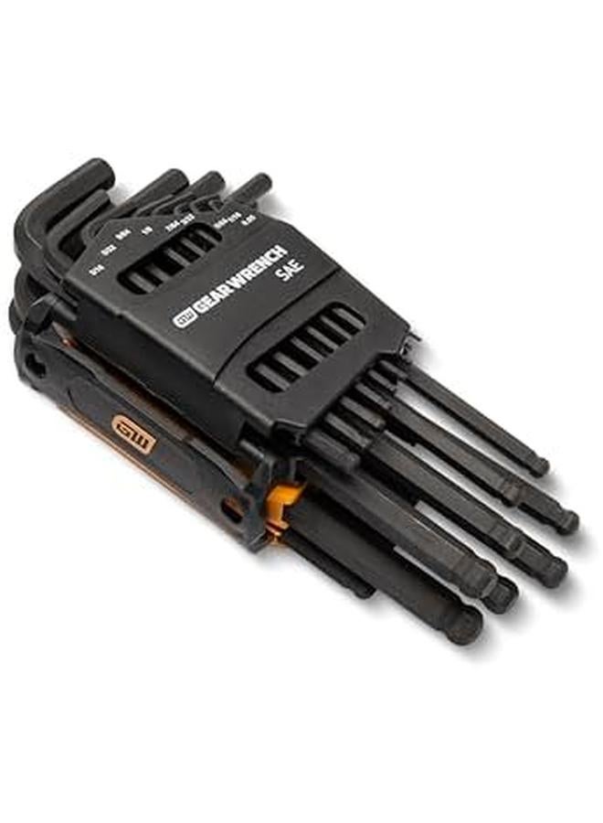 GearWrench 26 Piece Sae Metric Ball End Long Arm Hex Key Set 83505 - Image 3