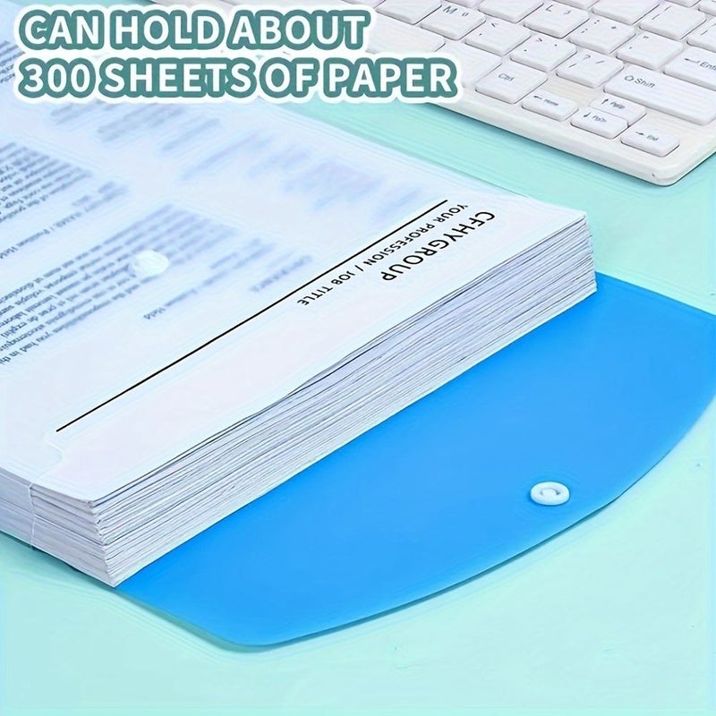 A4 Plastic Binder 12 Colors With Pockets And 11 Hole Expandable File Folder - Image 4