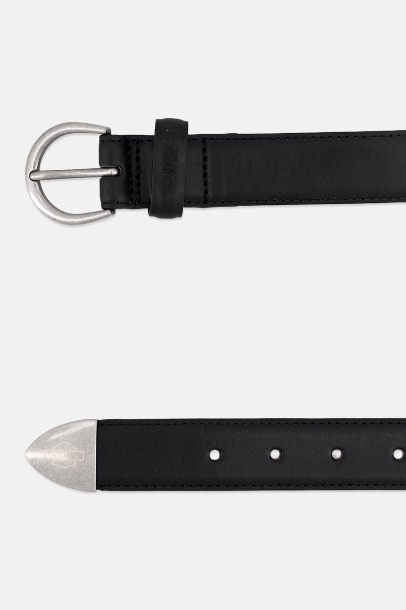 HARLEY DAVIDSON Women Adjustable Buckle Leather Belt, Black - Image 2