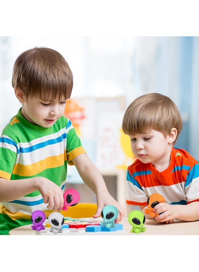 ArtCreativity Rubber Galactic Aliens, Set of 10, Alien Toys for Kids in Assorted Colors, Great as Outer Space Party Favors, Bath Toys for Kids, Swimming Pool, and Office Desk Decorations - Image 4