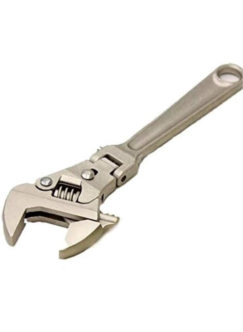 GGOOT Wrench Ratcheting Wrench 180 Degree Rotating Adjustable 8 Inch Jaw Metric Locking Hand Tool Hardware in Stock - Image 4