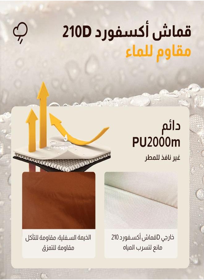 Fordeal - Fordeal Hexagonal tent + 240 *240 cm hexagonal moistureproof pad - Image 1