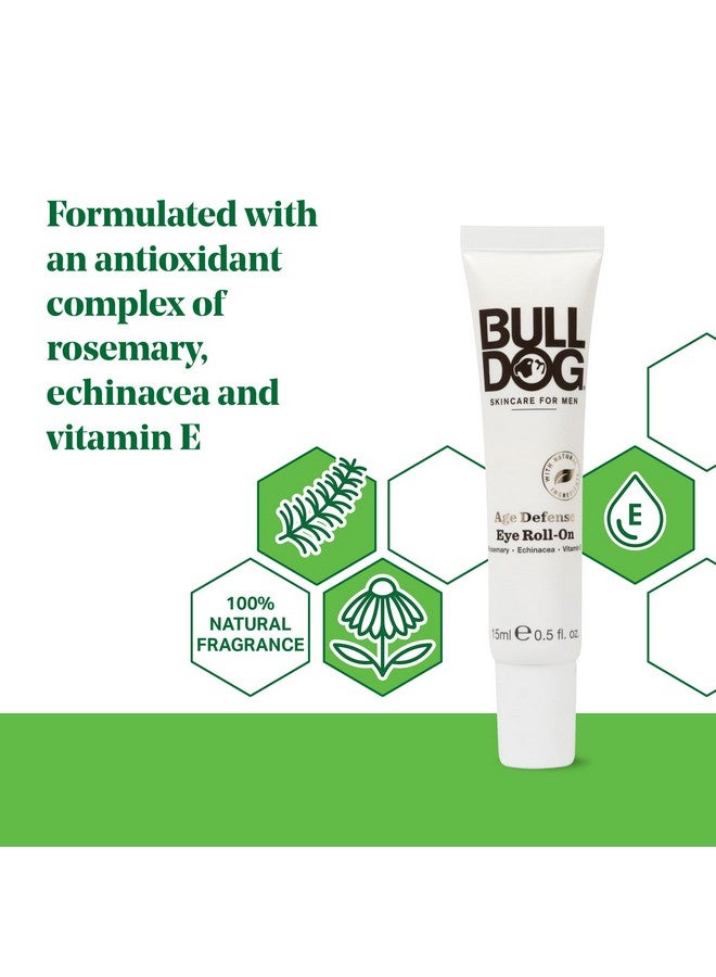 BULLDOG Mens Skincare And Grooming Age Defense Eye Roll On, 0.5 Ounces - Image 1