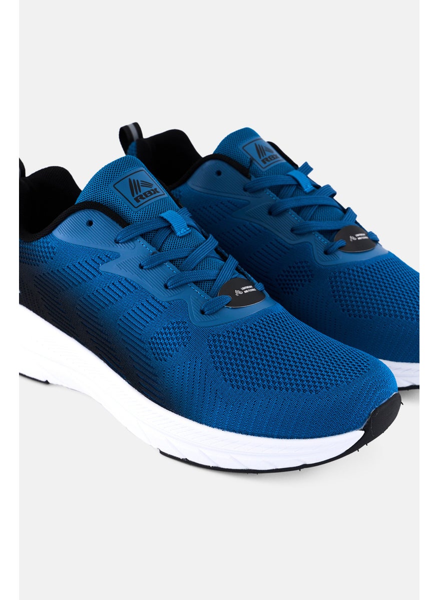 RBX - Men Lace Up Outdoor Shoes, Teal Blue - Image 1