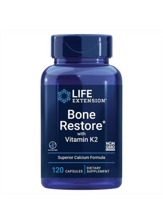Bone Restore + Vitamin K2 Vitamins & Minerals Maintain Bone Health & Strength - Fortifying Nutrients Calcium, D3 & Important Bone Building Minerals - Non-GMO, Gluten-Free -120 Capsules - pzsku/Z7FEC607C8195D3100F3BZ/45/_/1681245445/cd37b7f4-0fe1-4ba5-8eb8-e6ebf4af6e1b