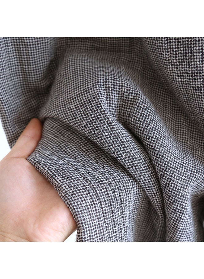 Men's Grade A 100% Cotton  Four-Layer Gauze Thickened Home Wear Set​​ - Loose, Soft, and Breathable Long-Sleeve Pajama Set. - Image 4