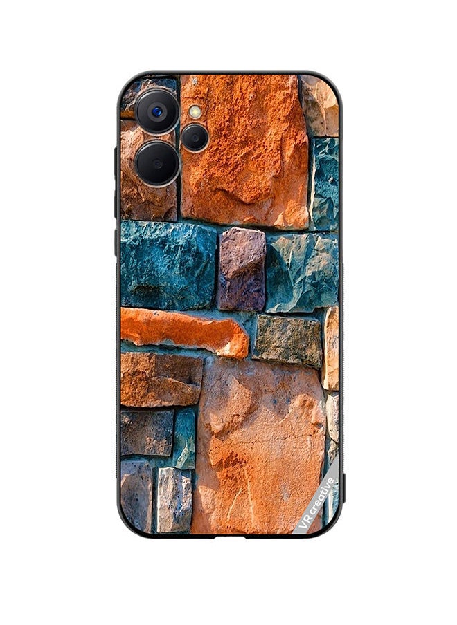 VR CREATIVE - Protective Case Cover For Realme 9i 5G Abstract Stone Design Multicolour - Image 1