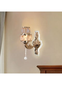 Luxury 7467-W Dimmable Gold LED Wall Lamp With Elegant Design Wall Lamp 3 Adjustable Lighting Levels for Bedrooms and Living Spaces