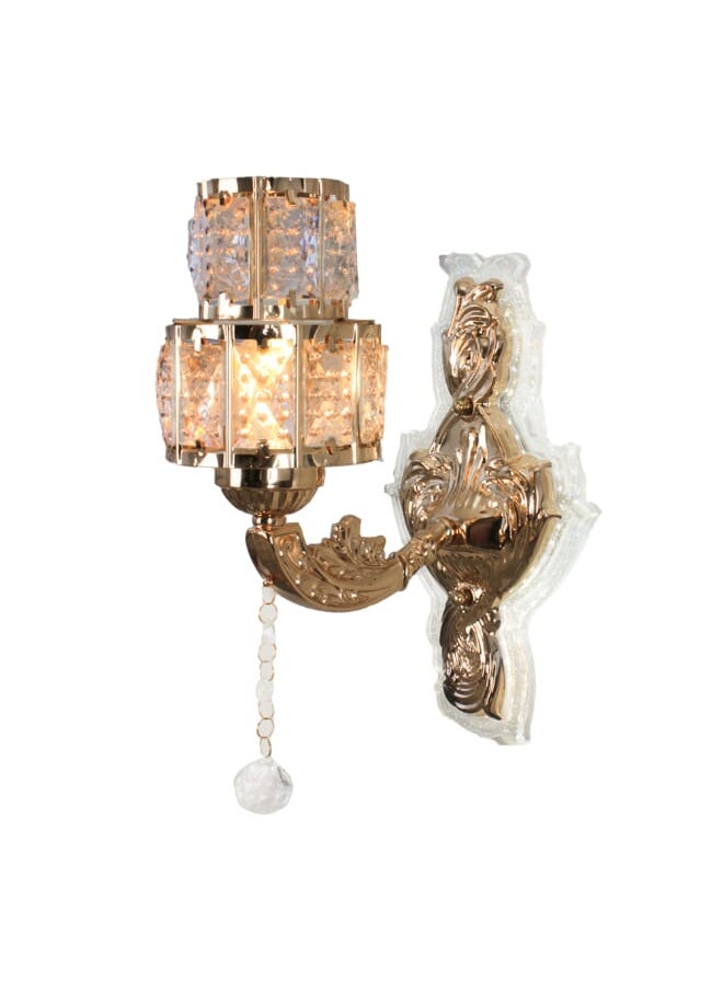 Best Power - Luxury 7467-W Dimmable Gold LED Wall Lamp With Elegant Design Wall Lamp 3 Adjustable Lighting Levels for Bedrooms and Living Spaces - Image 1