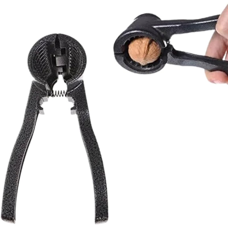 Bridge2shopping Nutcracker Tool, Black, Cracks Almonds, Walnuts, Pistachios Heavy Duty - Image 4