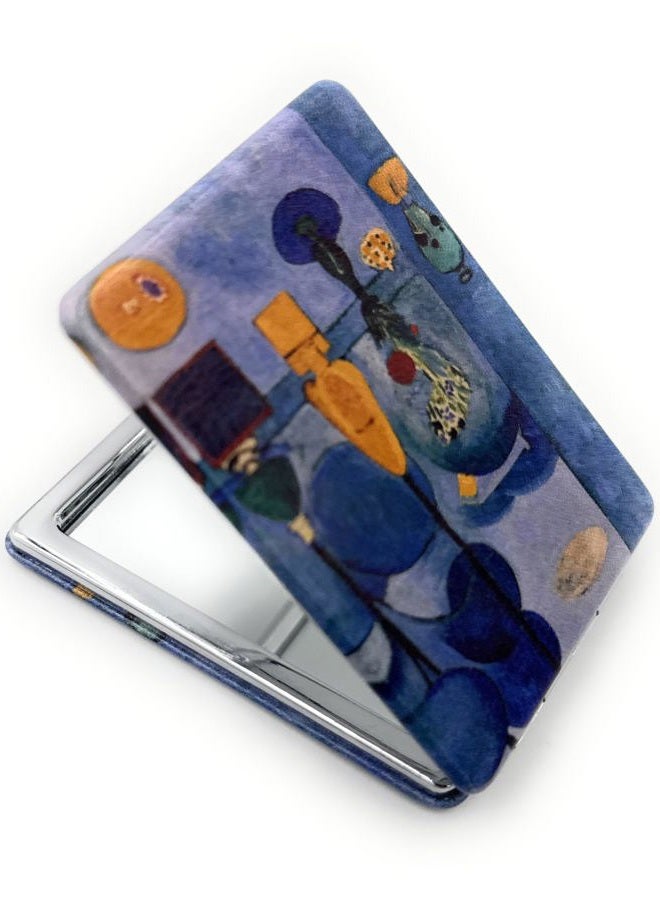 Aeisage Harmony in Blue Mirror Compact Magnifying French Artist Print Gifts Travel Mirrors for Purses Handheld Merch for Fauvism Fans - Image 3
