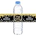 WOWOPA Happy Birthday Water Bottle Labels for Boy Girl Men Women Anniversary Celebration Stickers Party Decorations Black and Gold Set of 32 - Image 3