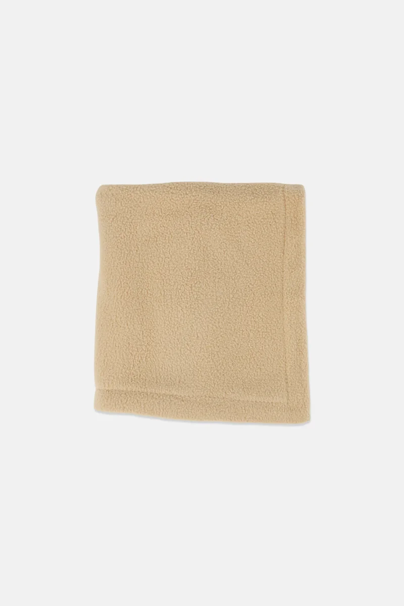 موي موتشو Fleece Fiber Cushion Cover 45 x 45 cm, Beige
