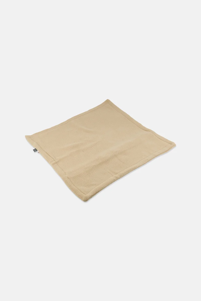 Muy Mucho Fleece Fiber Cushion Cover 45 x 45 cm, Beige