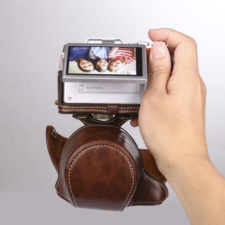 Supply Suitable For Panasonic Gf8 Gf7 Camera Bag Micro Single Gf9 Gf10 Leather Case Base Electric Lens - Image 5