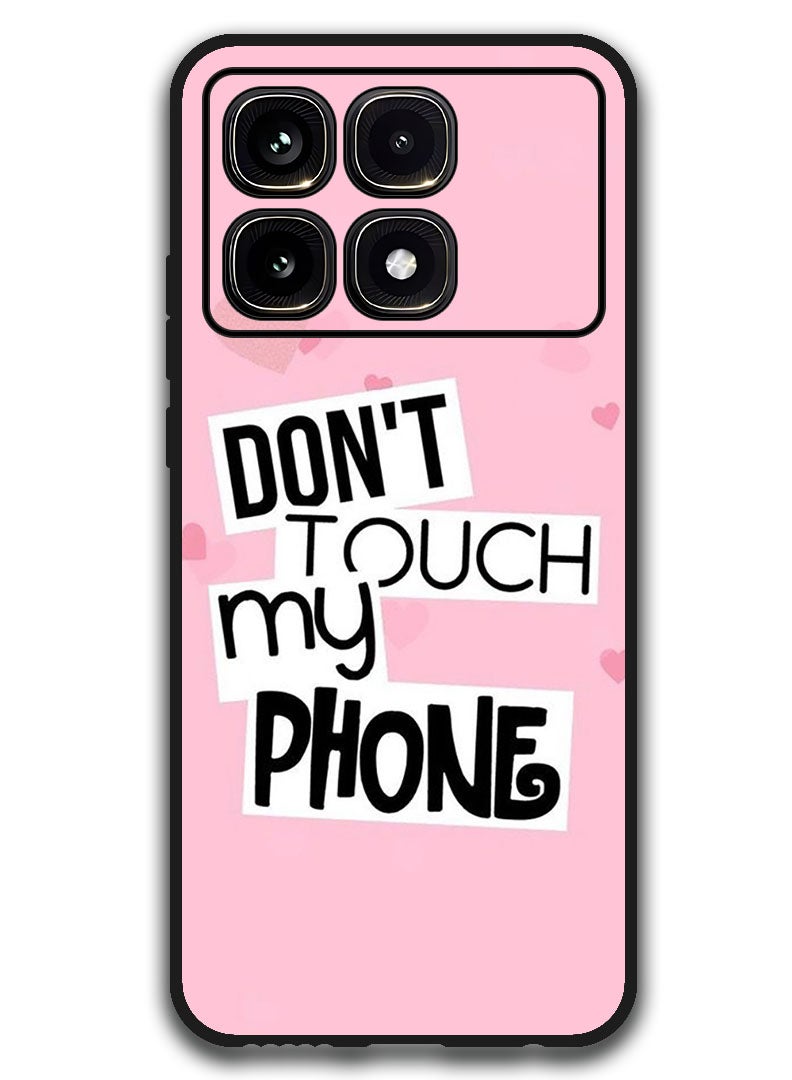 Theodor Protective Case Anti Scratch Shock Proof Bumper Cover For Xiaomi Redmi K70 Ultra Dont Touch my phone - Image 1