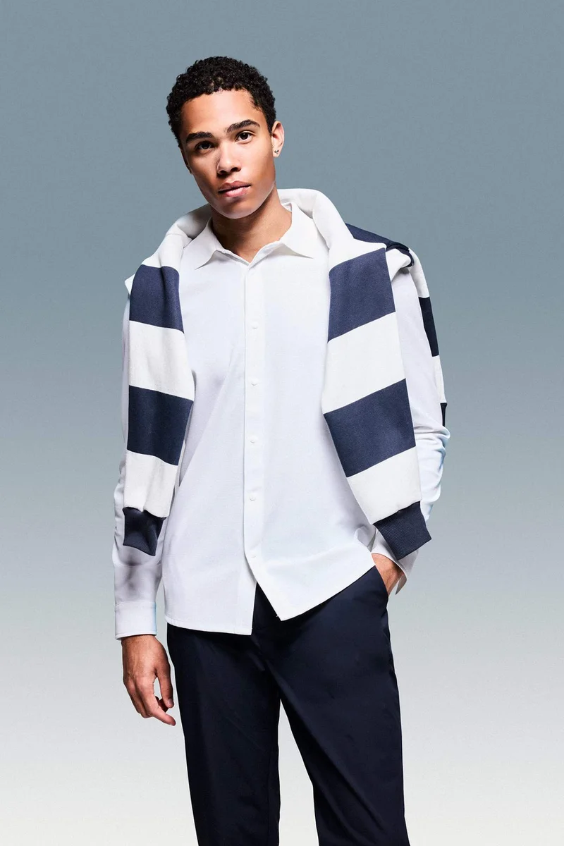 DeFacto Slim Fit Long Sleeve Shirt