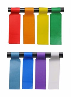 Y&D 24 Sheet Colorful Waterproof Cord Labels Tags Write on Stickers Tear Resistant Flexible Computer Color Markers Identification for Laser Printer Work Home School  - Image 1