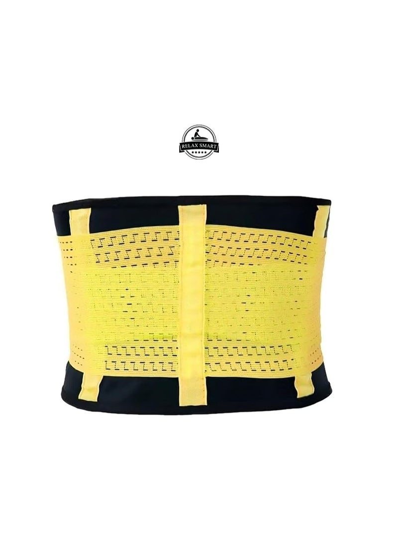 Relax Smart Adjustable Waist Trainer Belt – Waist Trimmer Wrap and Compression Body Shaper for Tummy Control, Waist Sculpting, and Posture Support for Women and Men - Image 5