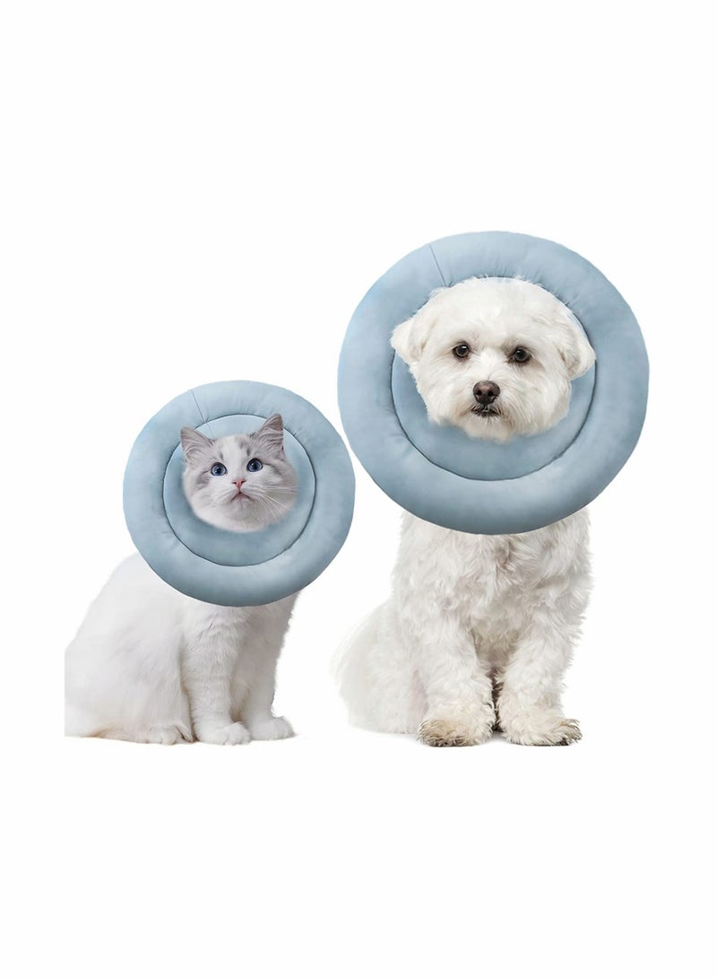 Excefore Cat Cone, Soft Dog Cone Collar After Surgery, Water-Proof Comfortable Dog Recovery Cone Anti-Bite Lick Wound Healing, Pet Cone for Small Medium or Large Dogs and Cats (S) - Image 1