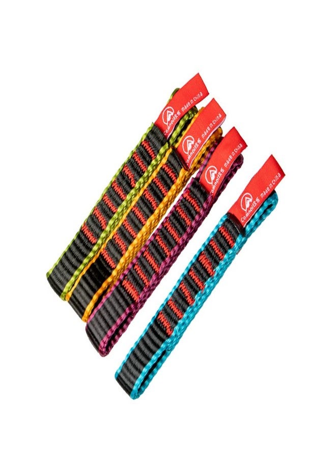 JOTOUCH 12cm Quickdraw Runner,22KN/4850 Nylon Climbing Sling Runner,Nylon Webbing Apply to Rock Climbing, Mountaineering, Hiking, Downhill, Emergency Equipment, etc(Orange) - Image 4
