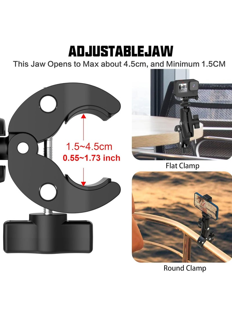 Oasisgalore - Bike Motorcycle Camera Mount Bundle Kit for Insta360 & GoPro - 360° Handlebar & Helmet Mounts Included - Image 1