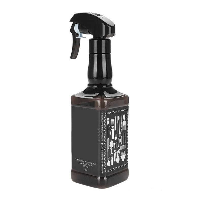500ml Plastic Hairdressing Spray Bottle Salon Barber Hair Tools Water Sprayer (Black) - Image 4