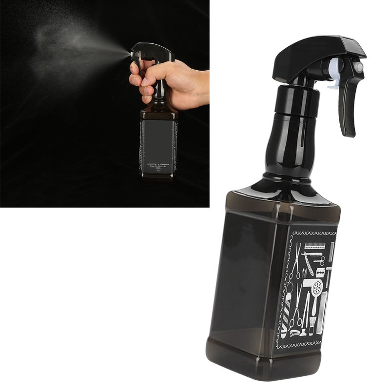 500ml Plastic Hairdressing Spray Bottle Salon Barber Hair Tools Water Sprayer (Black) - Image 5