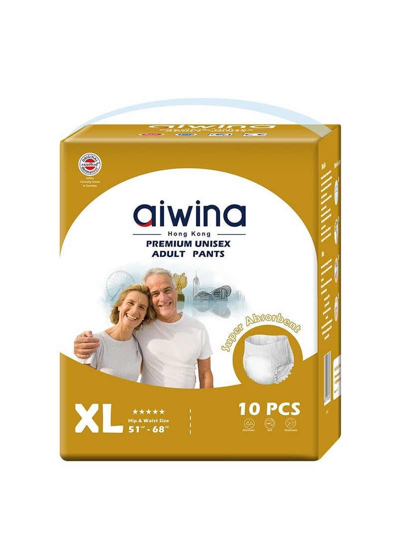 Aiwina Aiwina Premium Unisex  Adult Pants 10 Pcs - Size XL  - Image 1