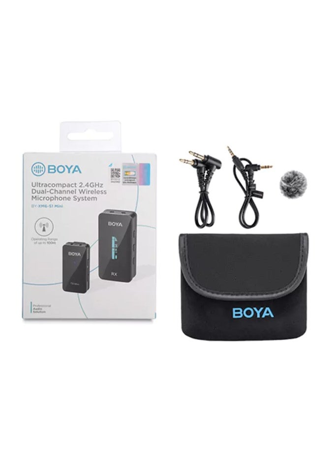 BOYA - BY-XM6-S1 Wireless Microphone System 2.4GHz - Image 1